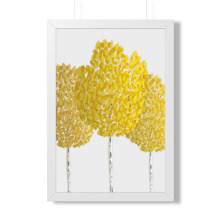 Fall Aspen Framed Print – Wall Art