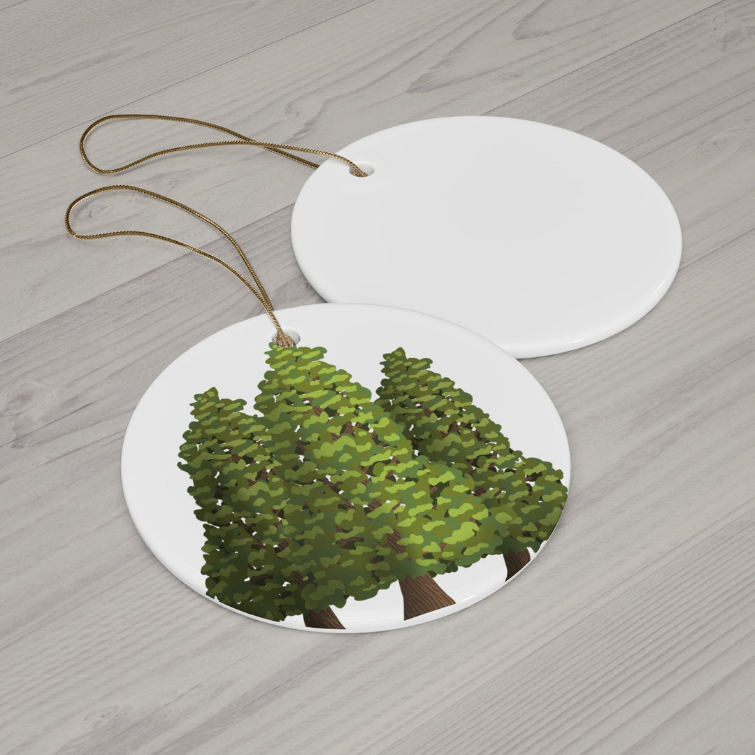 Incense Cedar Ceramic Ornament
