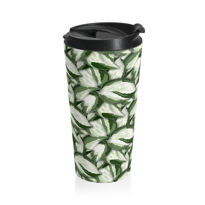 Manjula Pothos Tumbler 20oz Vacuum Insulated Stainless Steel Travel Mug With Leaf Pattern