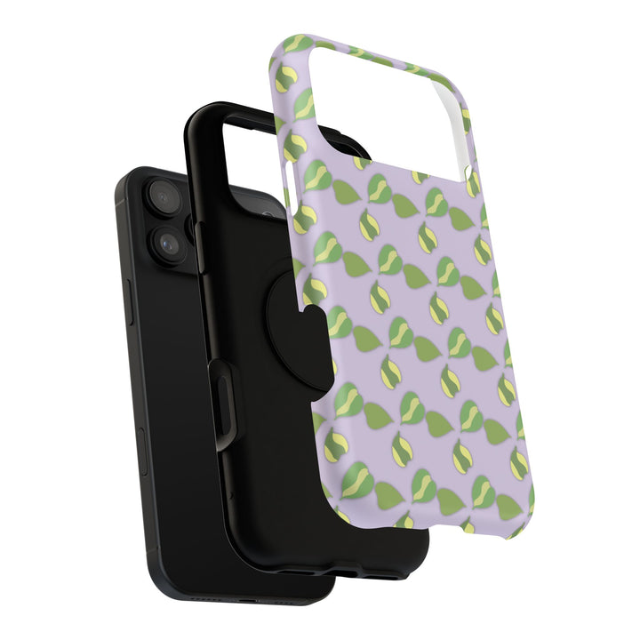 Hoya Kerrii Pattern Phone Case – Dual Layer Protective Cover