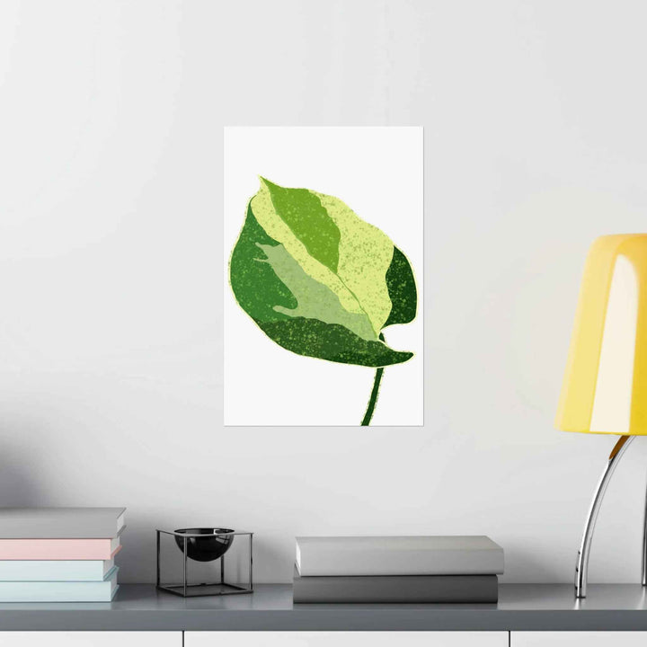 Pothos Wall Art – Botanical Poster on Museum Grade Paper | Indoor Plant Print Unframed - The Potted Pixel