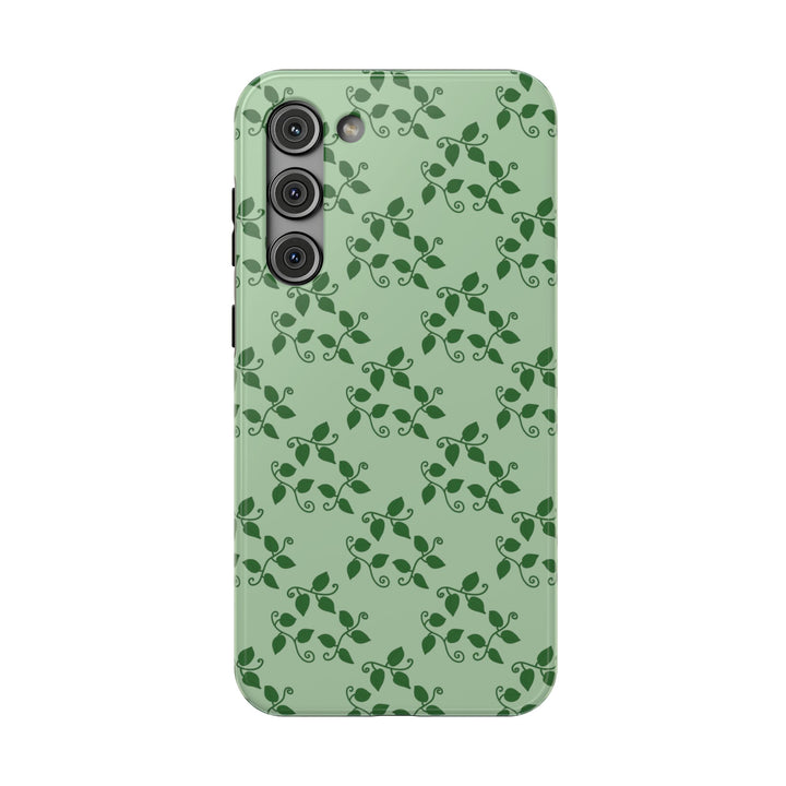 Pothos Pattern Phone Case – Dual Layer Protective Cover