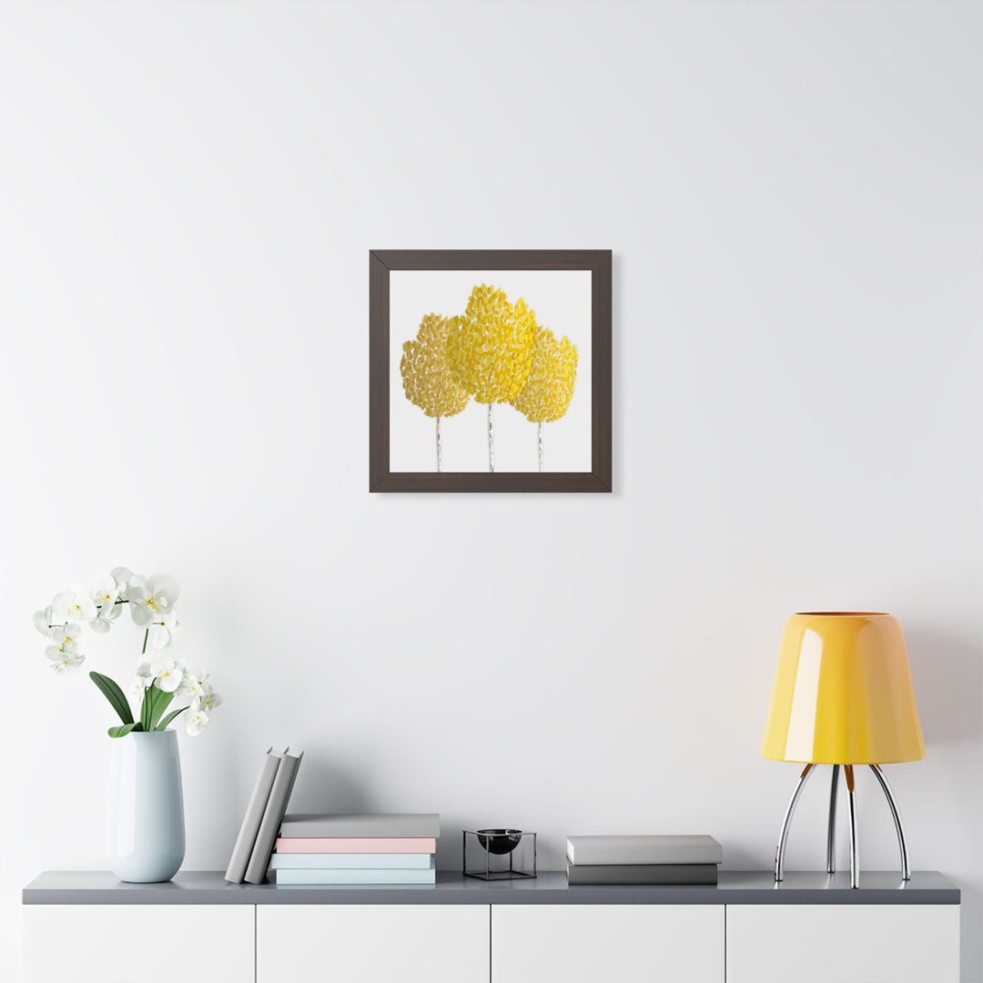 Fall Aspen Framed Print – Wall Art