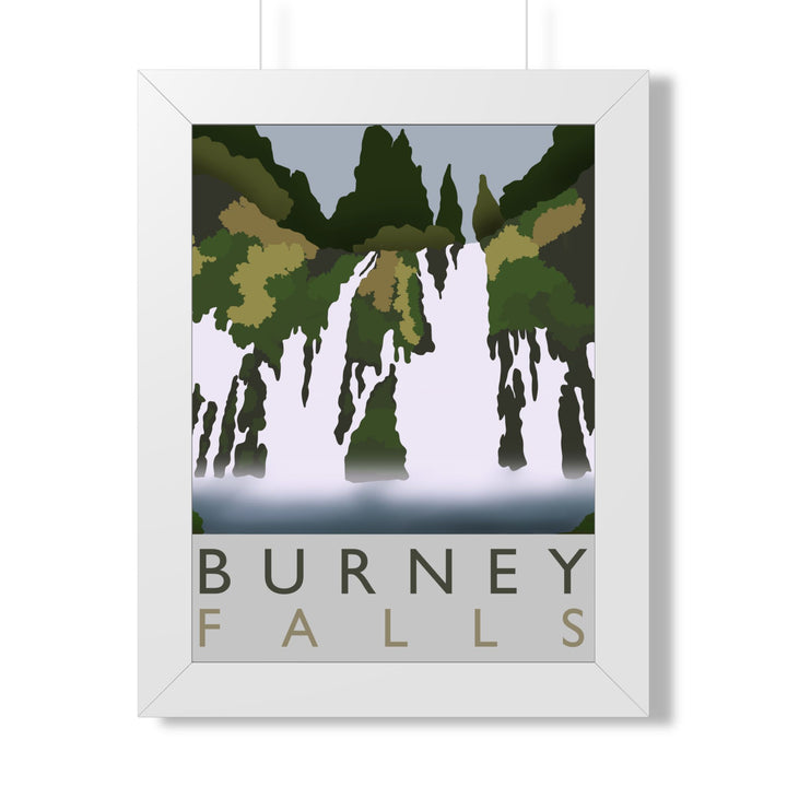 Burney Falls Framed Print – Wall Art