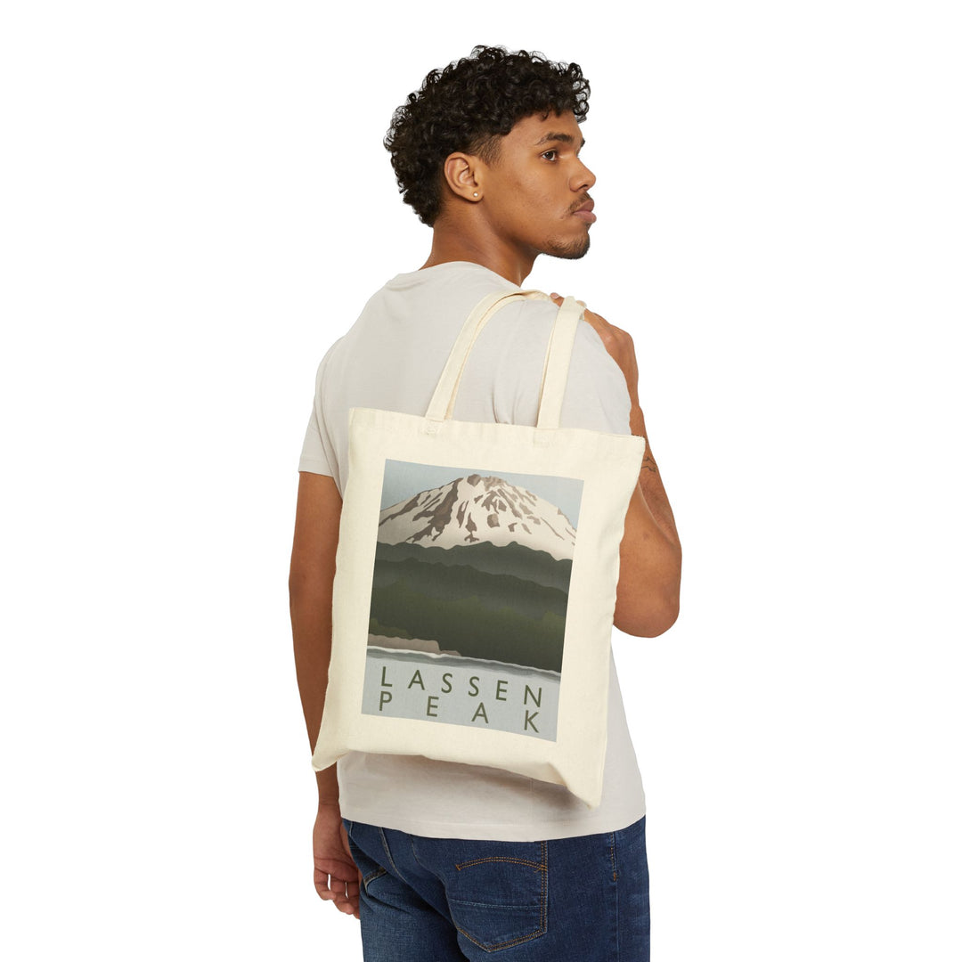 Lassen Peak Canvas Tote Bag – Eco Friendly Everyday Carry