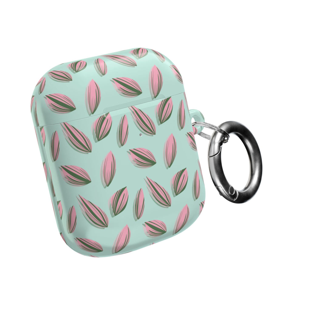 Tradescantia Nanouk Pattern AirPod Case Plant Inspired Protective Cover for AirPods