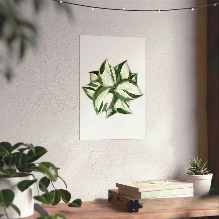Manjula Pothos Print – Botanical Wall Art | Green Leaf Wall Decor | Unframed - The Potted Pixel
