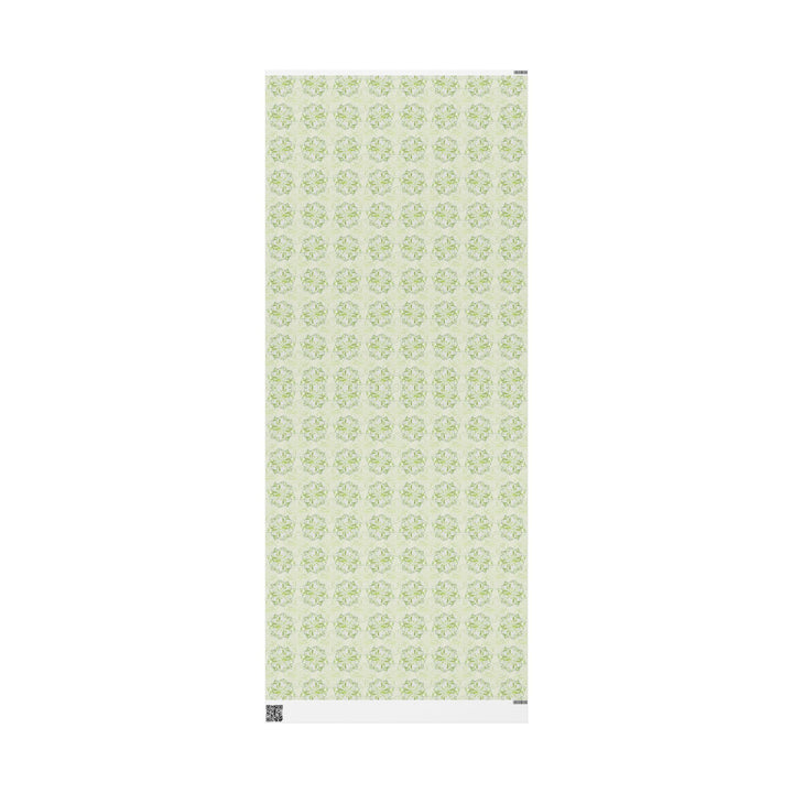 Snow Queen Pothos Floral Wrapping Paper – Elegant Leaf Pattern Gift Wrap for Weddings, Spring & Nature Lovers