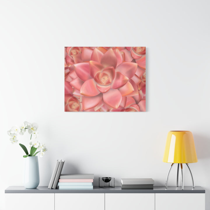 Graptosedum California Sunset Succulent Canvas Print – Botanical Wall Art - The Potted Pixel