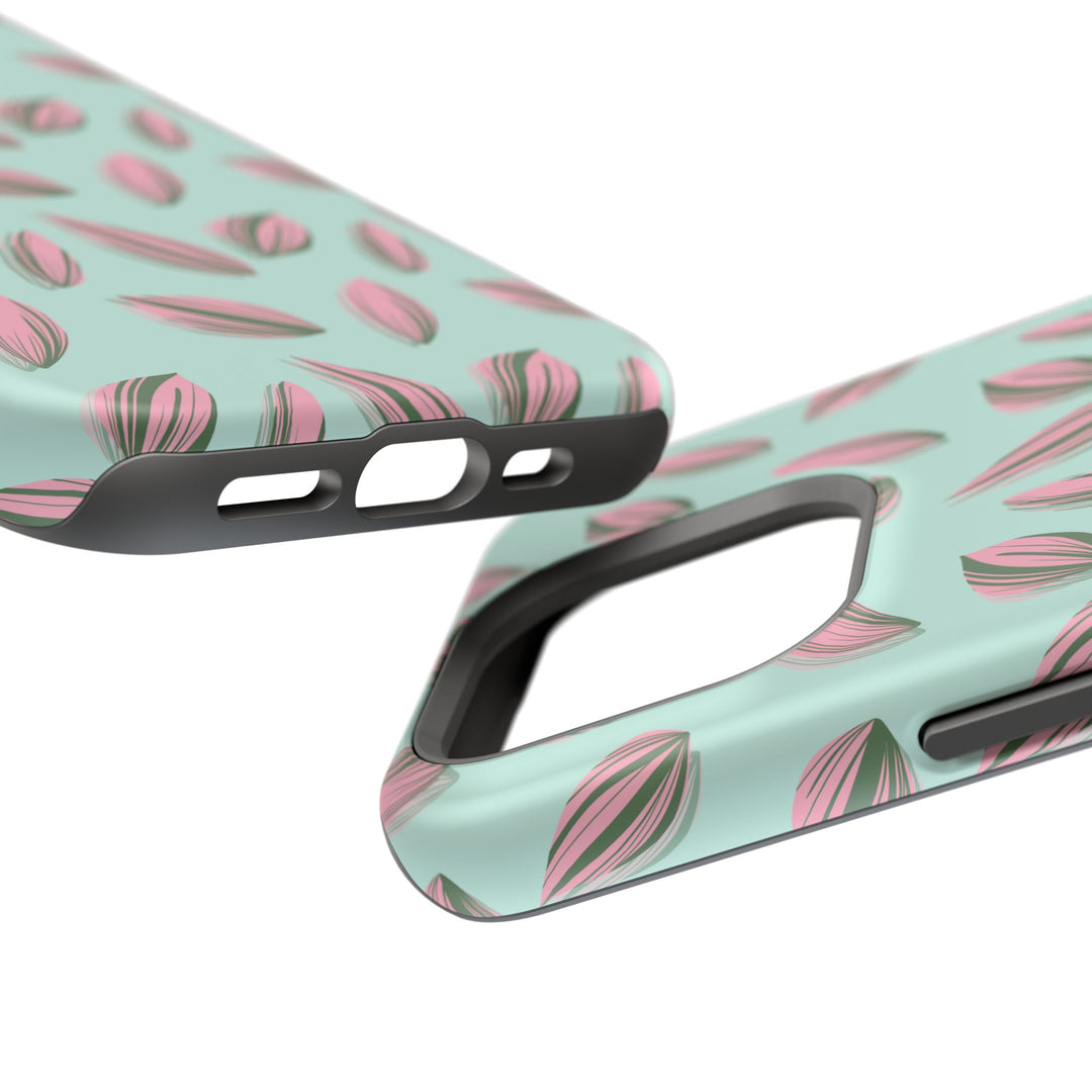 Tradescantia Nanouk Pattern Phone Case – Dual Layer Protective Cover