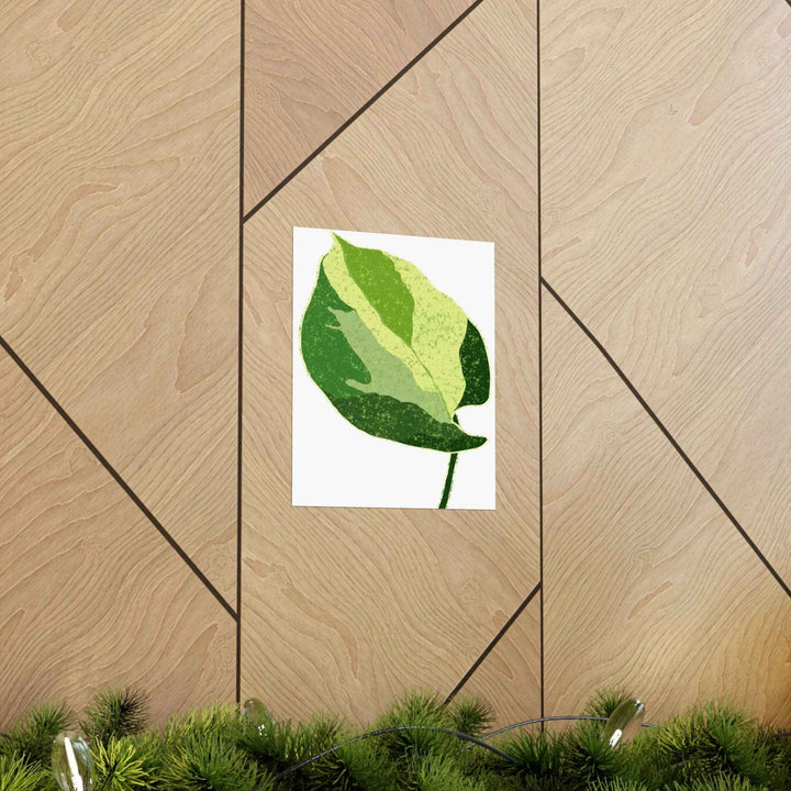 Pothos Wall Art – Botanical Poster on Museum Grade Paper | Indoor Plant Print Unframed - The Potted Pixel