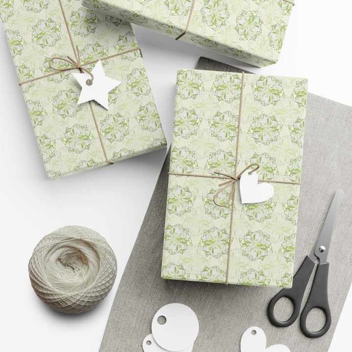 Snow Queen Pothos Wrapping Paper – Botanical Gift Wrap Roll