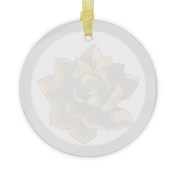 POS Aeonium Glass Ornament