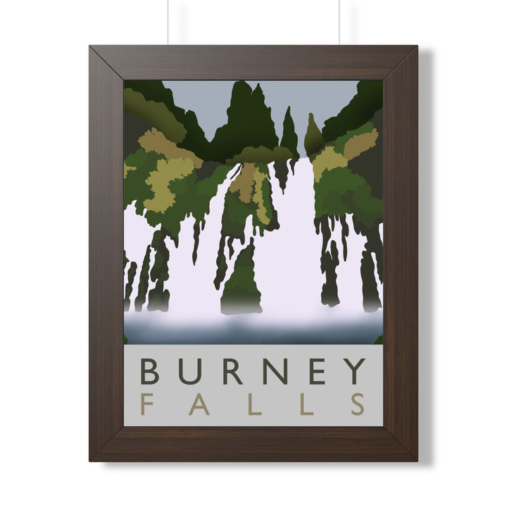 Burney Falls Framed Print – Wall Art