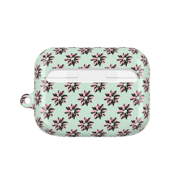 Pink Princess Philodendron Pattern AirPod Case by Printify