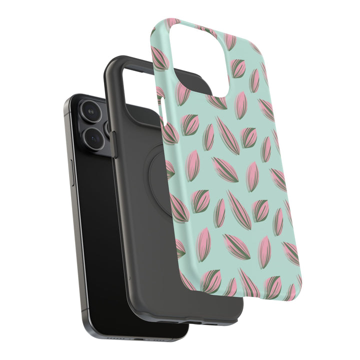 Tradescantia Nanouk Pattern Phone Case – Dual Layer Protective Cover