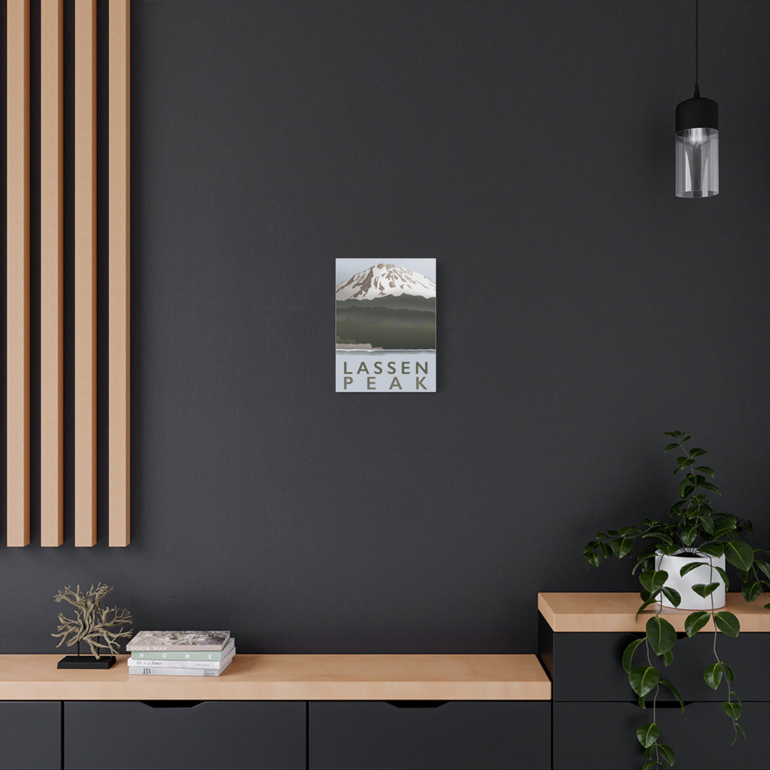 Lassen Peak Canvas Print – Botanical Wall Art by Printify