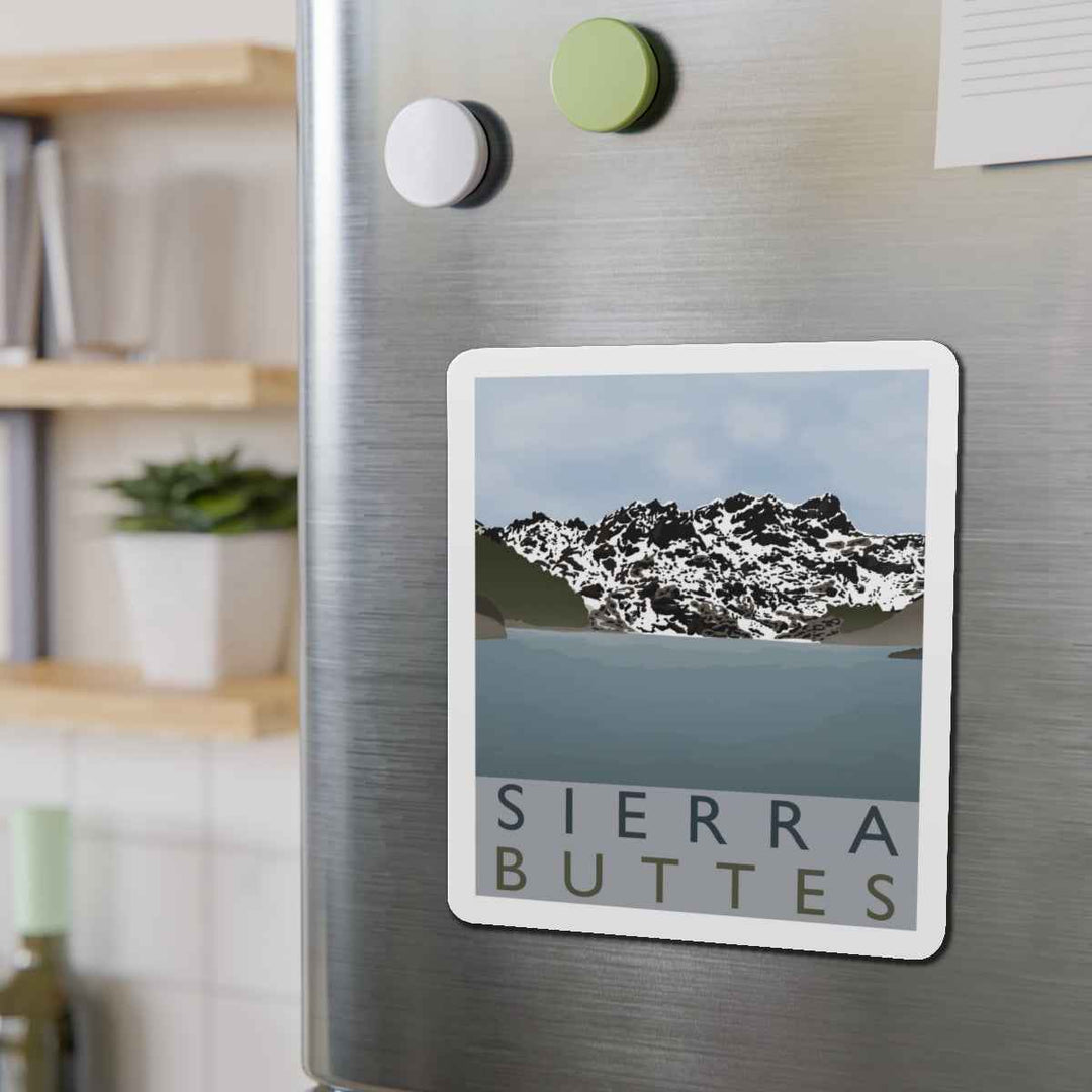 Sierra Buttes Minimalist Magnet