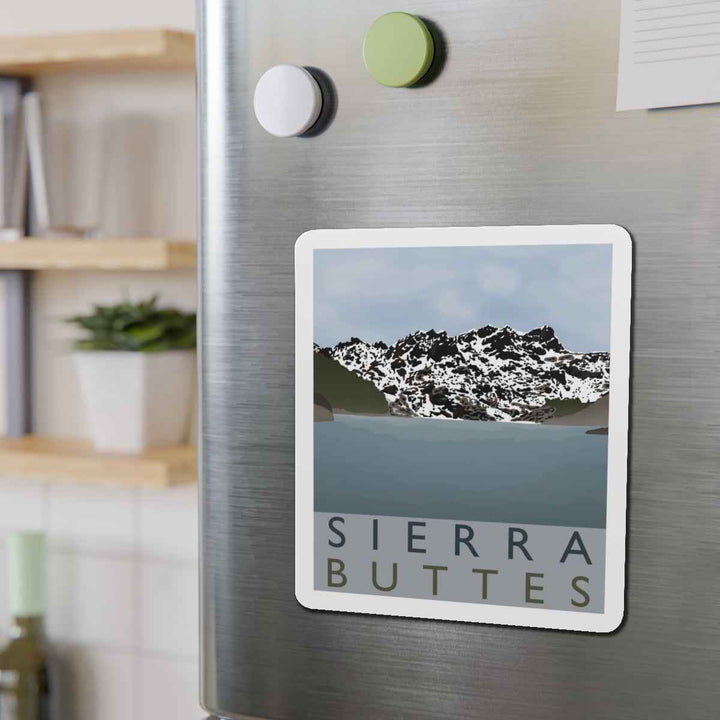 Sierra Buttes Minimalist Magnet