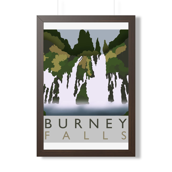 Burney Falls Framed Print – Wall Art