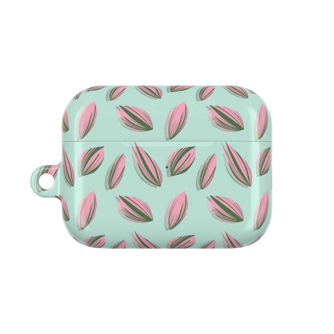 Tradescantia Nanouk Pattern AirPod Case Plant Inspired Protective Cover for AirPods