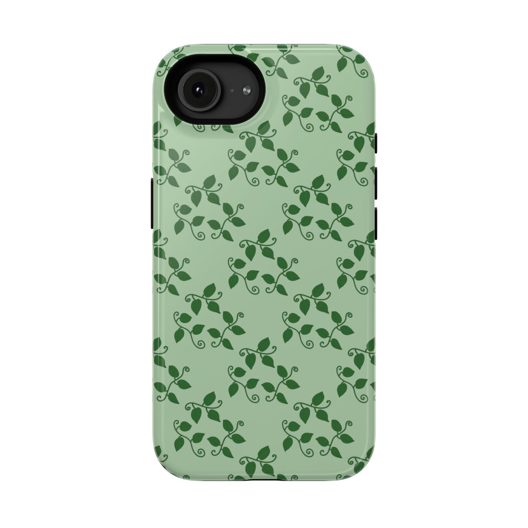 Pothos Pattern Phone Case – Dual Layer Protective Cover