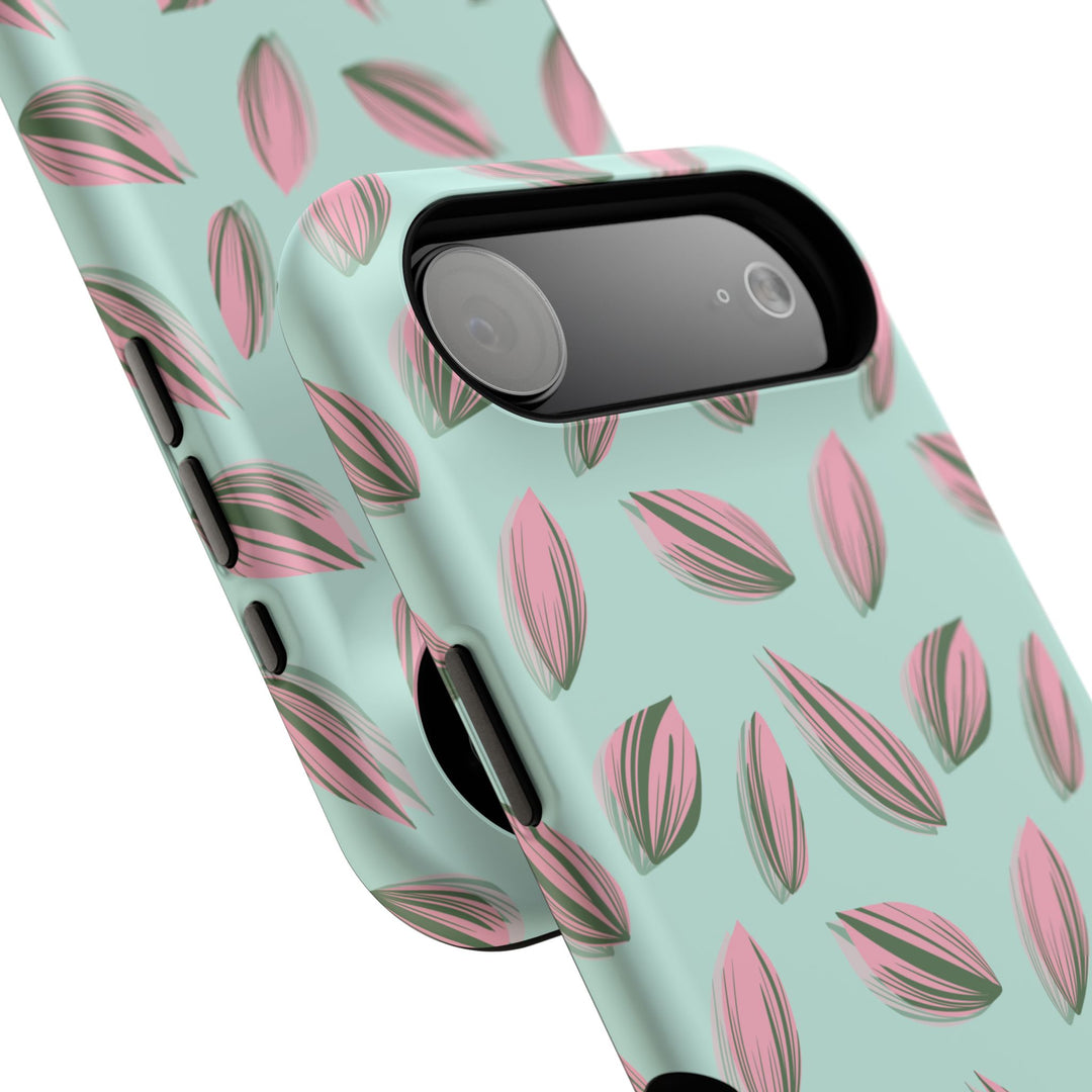Tradescantia Nanouk Pattern Phone Case – Dual Layer Protective Cover