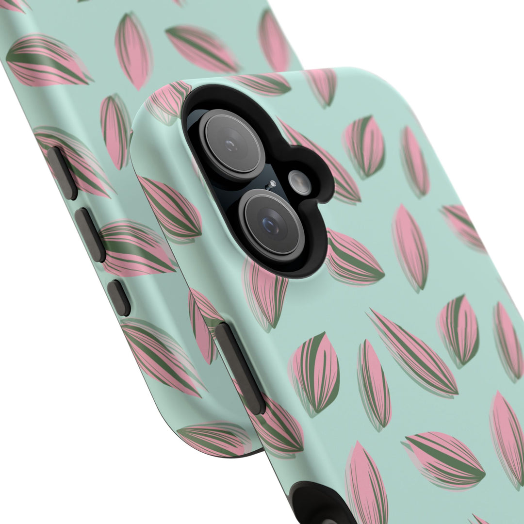 Tradescantia Nanouk Pattern Phone Case – Dual Layer Protective Cover
