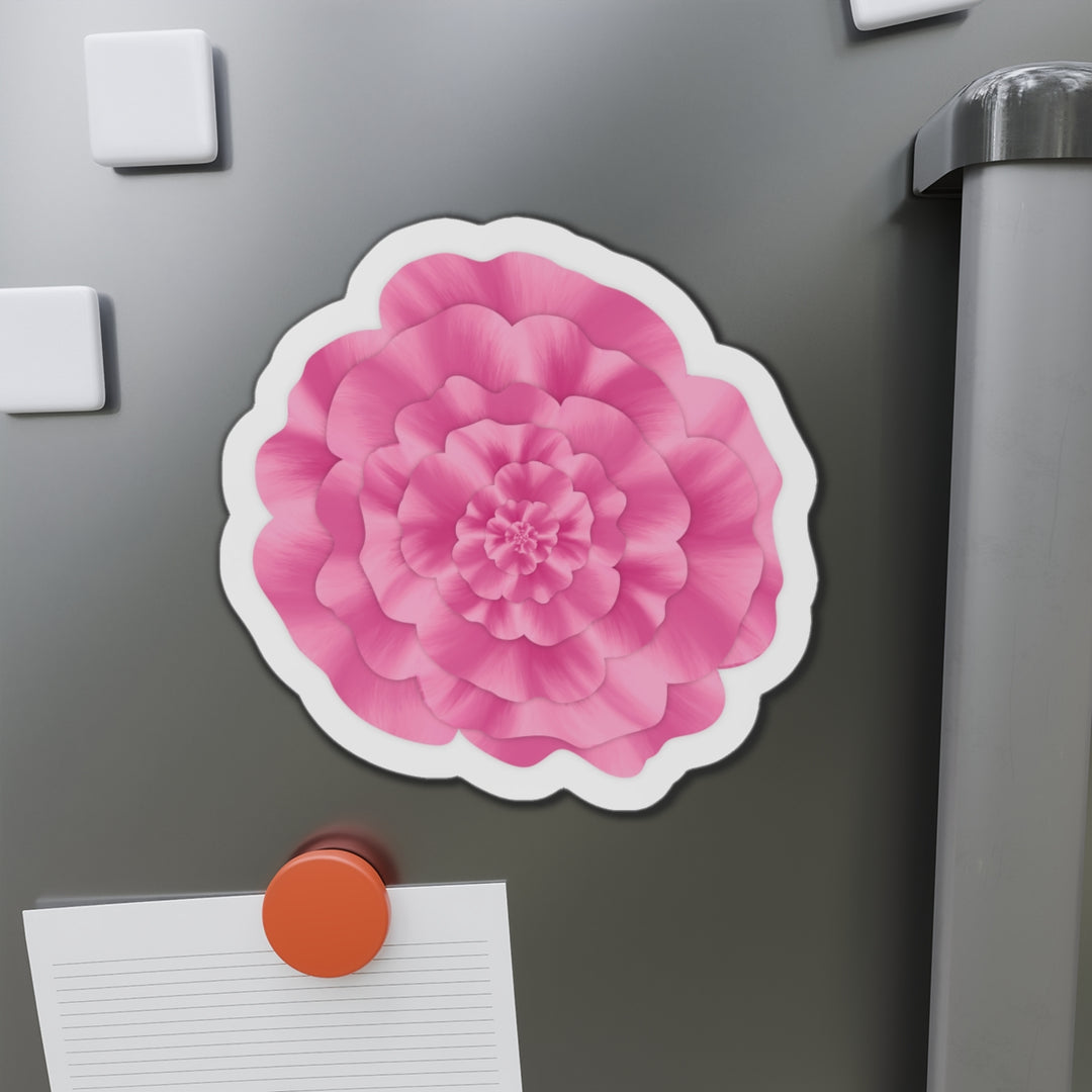 Abstract Peony Magnet