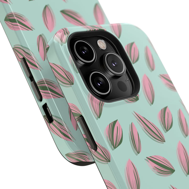 Tradescantia Nanouk Pattern Phone Case – Dual Layer Protective Cover