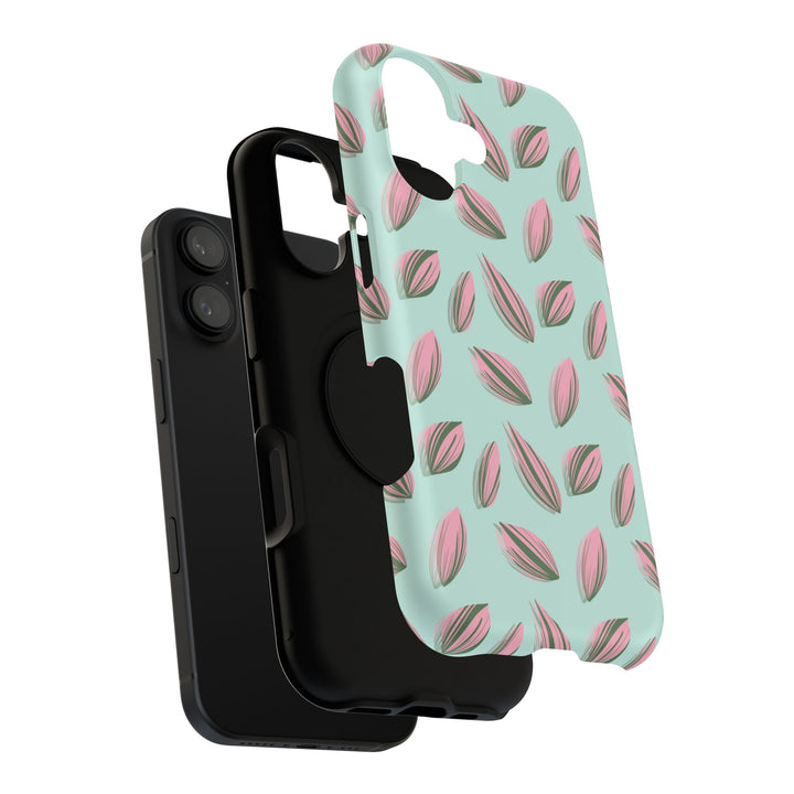 Tradescantia Nanouk Pattern Phone Case – Dual Layer Protective Cover
