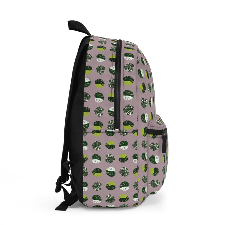 Variegated Monstera Pattern Backpack