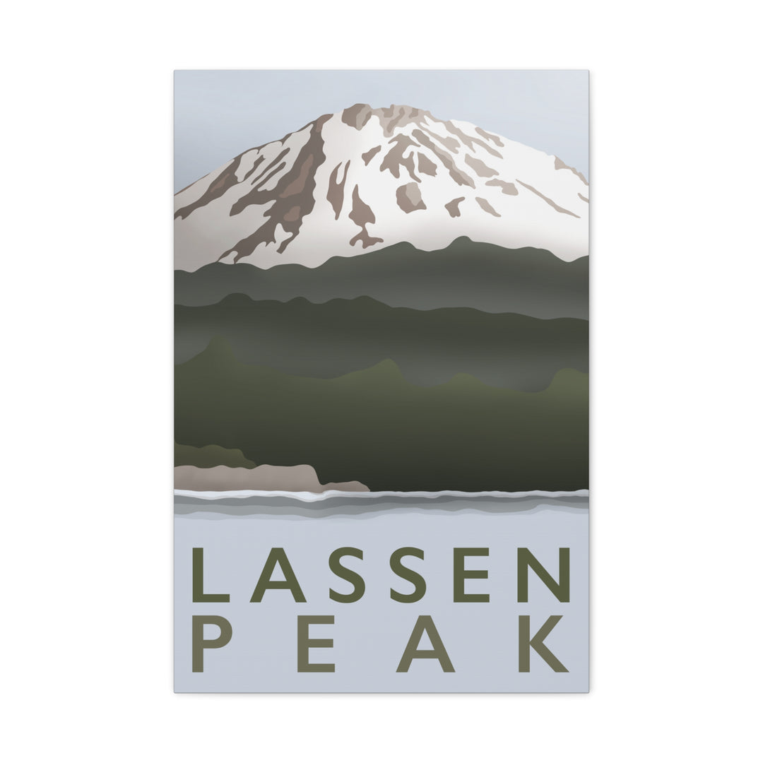 Lassen Peak Canvas Print – Botanical Wall Art by Printify