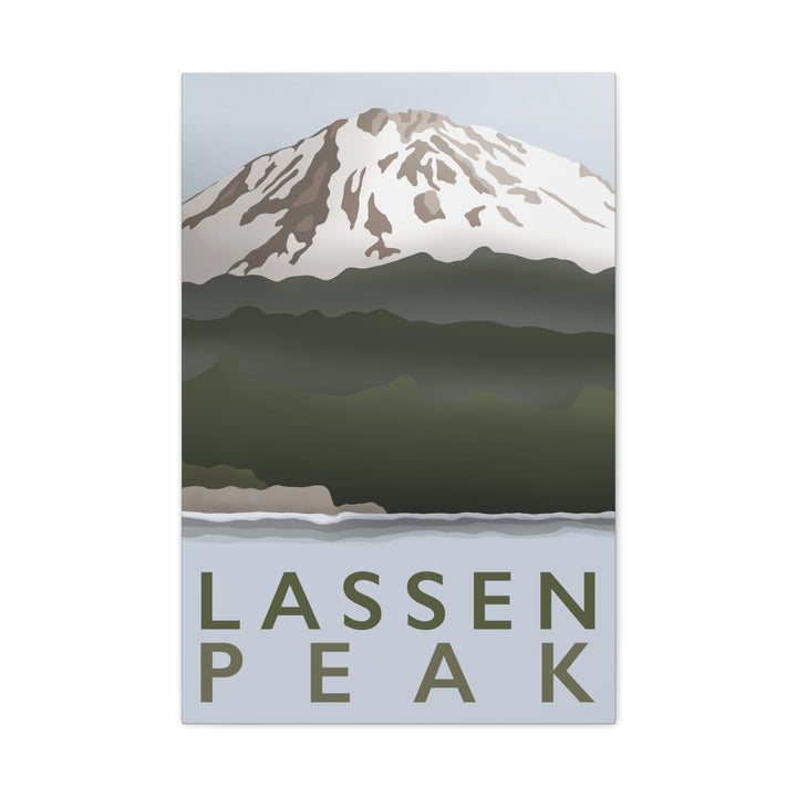 Lassen Peak Canvas Print – Botanical Wall Art by Printify