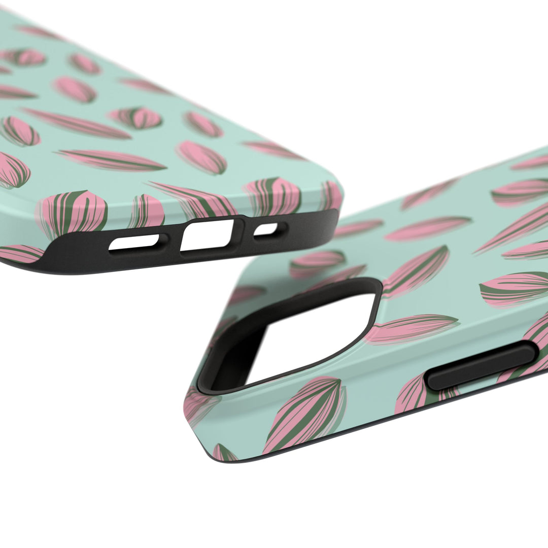 Tradescantia Nanouk Pattern Phone Case – Dual Layer Protective Cover