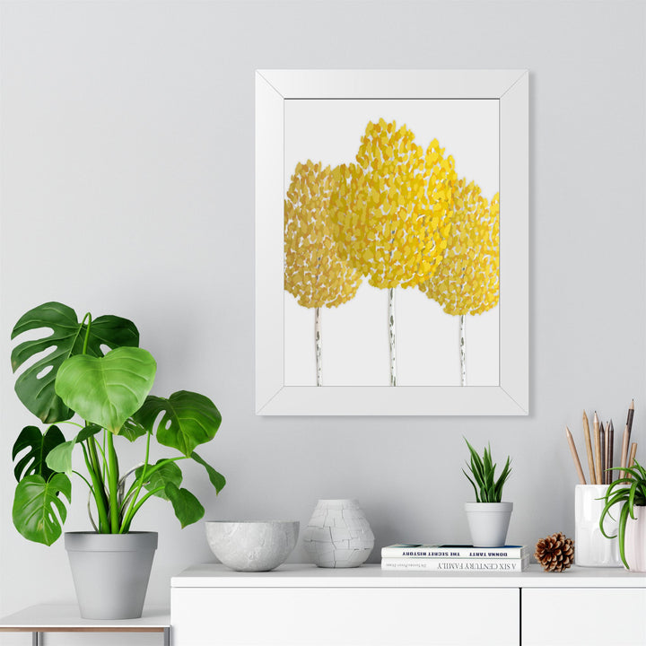Fall Aspen Framed Print – Wall Art