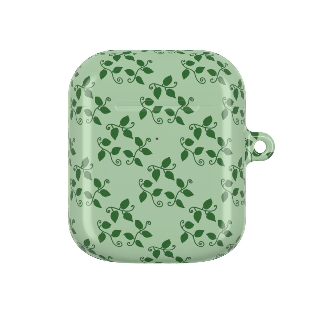 Pothos Pattern AirPod Case Botanical Green Leaves Design Plant Lover Gift The Potted Pixel