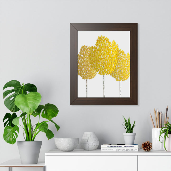 Fall Aspen Framed Print – Wall Art