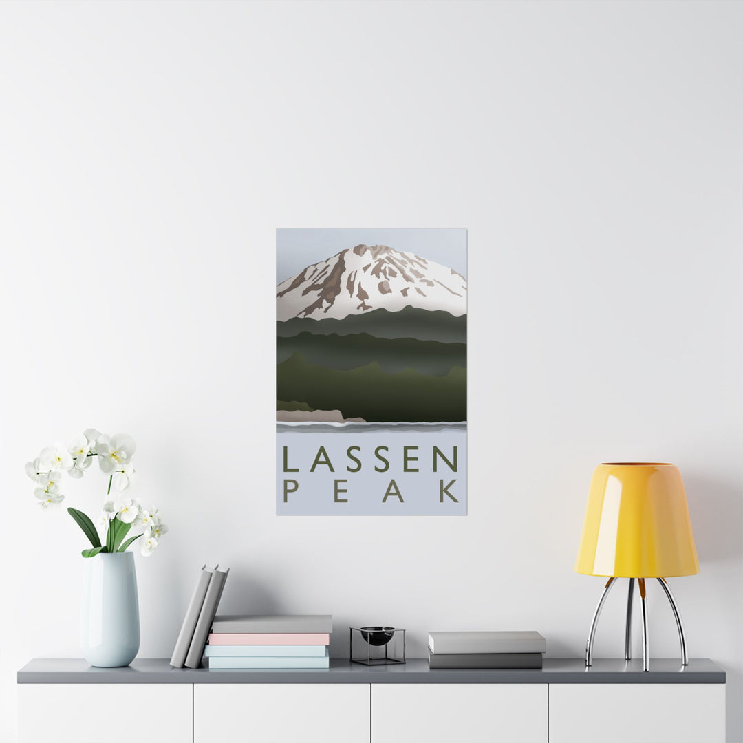 Lassen Peak Print – Unframed Wall Art