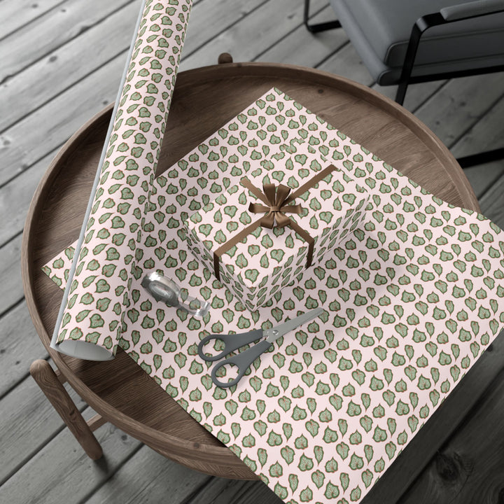 Begonia Pattern Wrapping Paper – Botanical Gift Wrap Roll