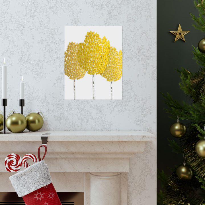 Fall Aspen Print – Unframed Wall Art
