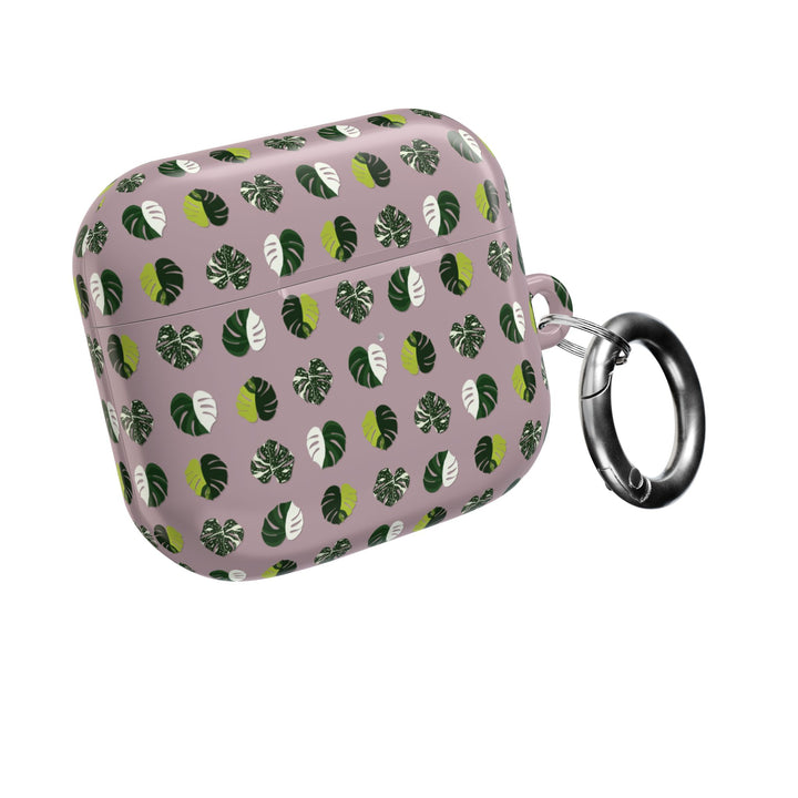 Variegated Monstera Pattern AirPod Cases