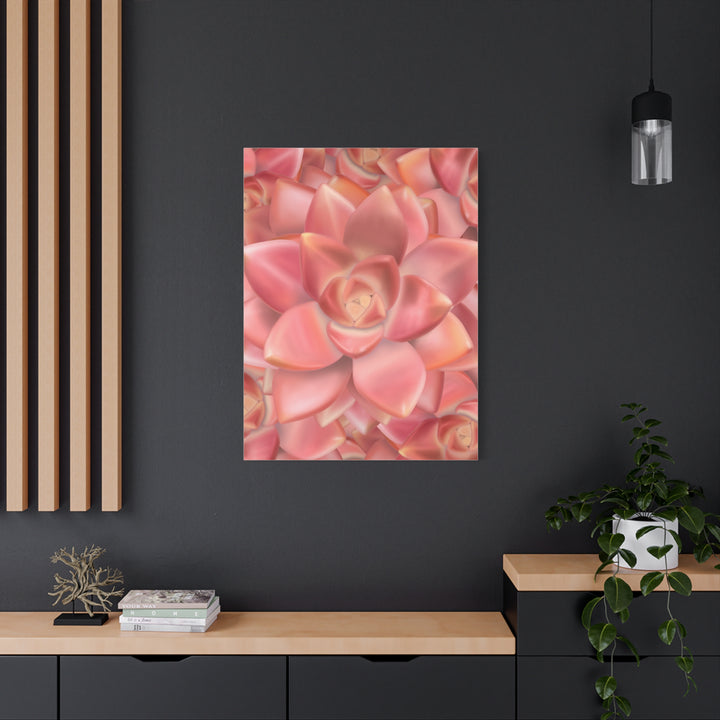 Graptosedum California Sunset Succulent Canvas Print – Botanical Wall Art - The Potted Pixel