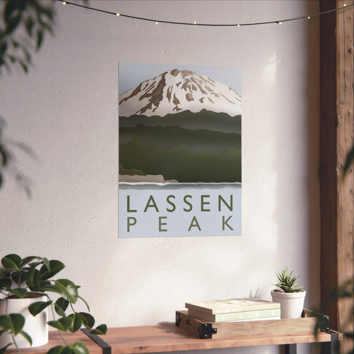 Lassen Peak Print – Unframed Wall Art