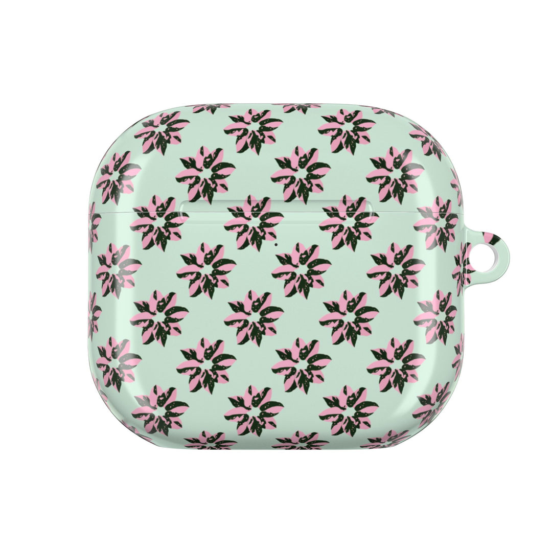 Pink Princess Philodendron Pattern AirPod Case by Printify