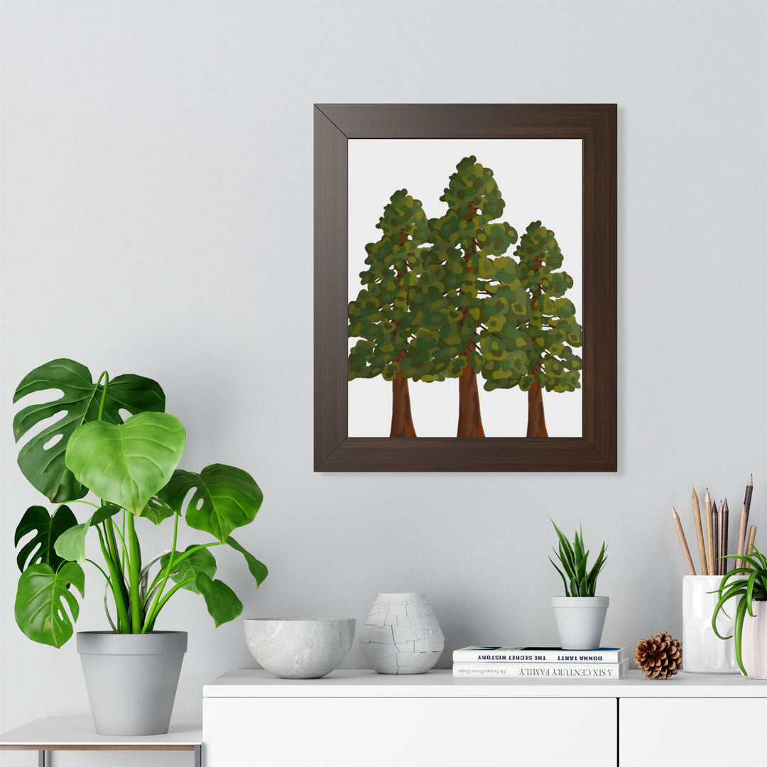 Coastal Redwood Framed Print – Wall Art