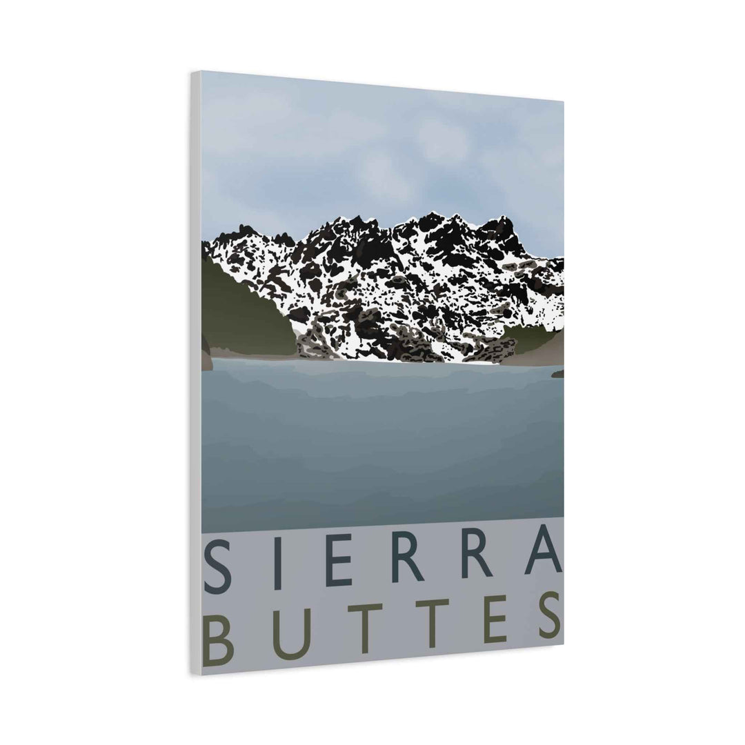 Sierra Buttes Minimalist Canvas