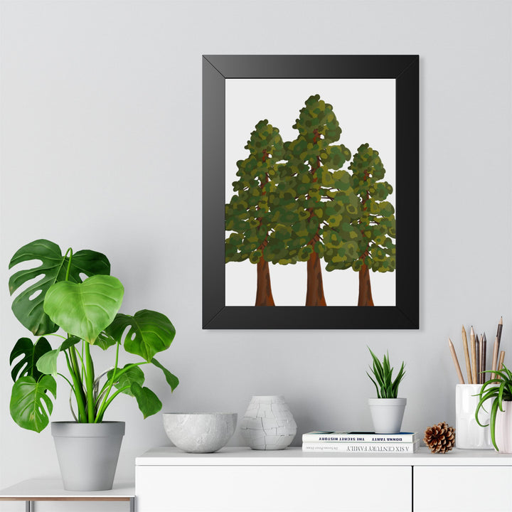 Coastal Redwood Framed Print – Wall Art