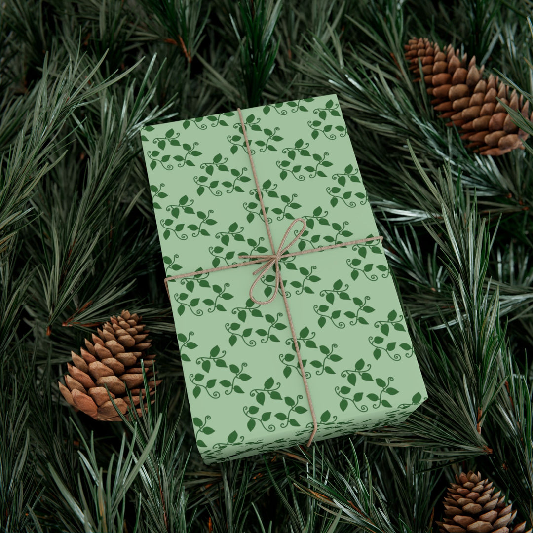 Pothos Pattern Wrapping Paper – Botanical Gift Wrap Roll