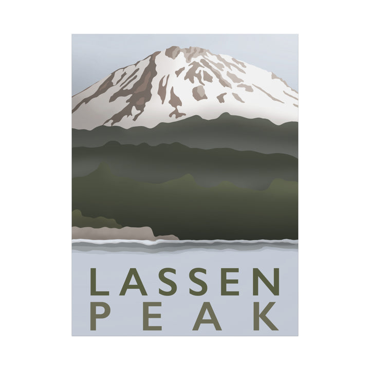 Lassen Peak Canvas Print – Botanical Wall Art by Printify